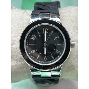 FMD Silver Tone Black Dial Women’s Quartz Watch